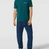 CHAMPION T-Shirt Mit Label-Details - Petrol