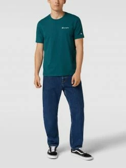 CHAMPION T-Shirt Mit Label-Details - Petrol
