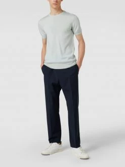 HUGO T-Shirt Aus Schurwolle Modell 'San Ced' - Mint