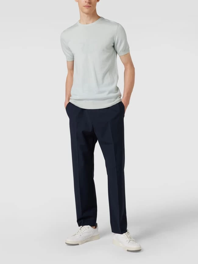 HUGO T-Shirt Aus Schurwolle Modell 'San Ced' - Mint 1 HUGO T-Shirt Aus Schurwolle Modell 'San Ced' - Mint