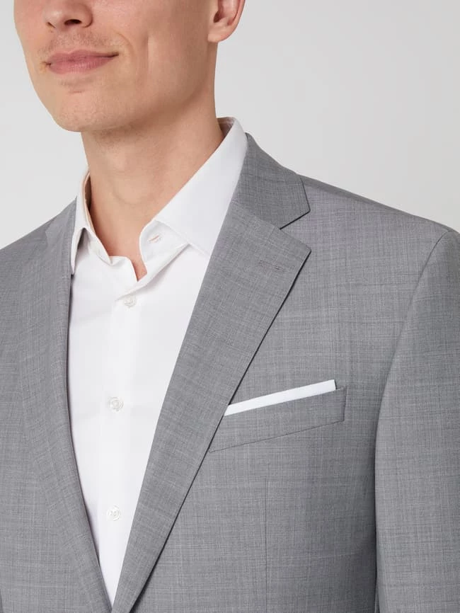 Pierre Cardin Regular Fit 2-Knopf-Sakko Mit Stretch-Anteil Modell 'Grant' - 'Futureflex' - Hellgrau 3 Pierre Cardin Regular Fit 2-Knopf-Sakko Mit Stretch-Anteil Modell 'Grant' - 'Futureflex' - Hellgrau – Bild 3