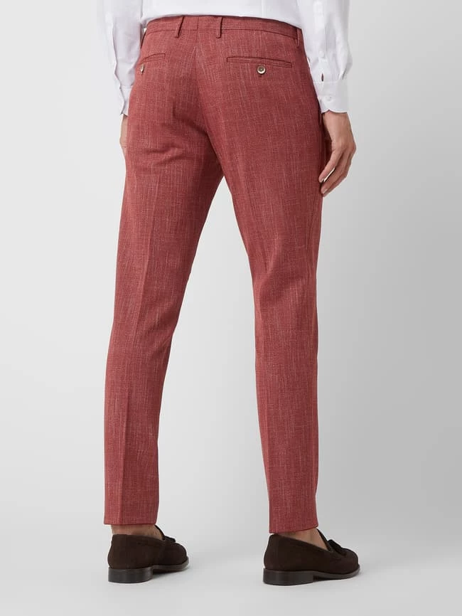 MCNEAL Anzughose Mit Strukturmuster - Hellrot 5 MCNEAL Anzughose Mit Strukturmuster - Hellrot – Bild 5