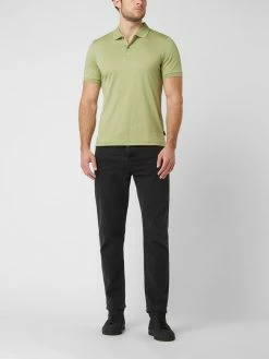 CK Calvin Klein Slim Fit Poloshirt Aus Baumwolle - Khaki