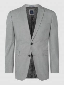 Christian Berg Men 2-Knopf-Sakko Mit Stretch-Anteil - Hellgrau