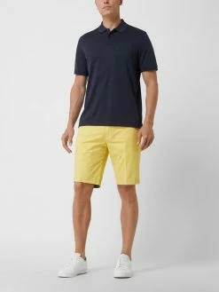 Bugatti Poloshirt Mit Brusttasche - Marineblau