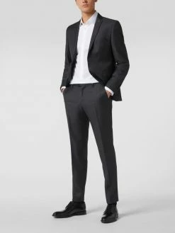 CG - Club Of Gents Slim Fit 2-Knopf-Sakko Aus Schurwolle - 'Savile Row' - Dunkelgrau