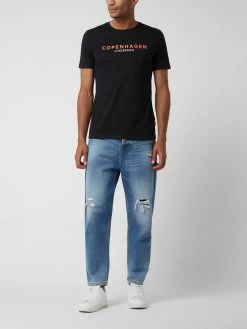 Lindbergh T-Shirt Mit Logo-Print - Schwarz