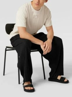 ADIDAS SPORTSWEAR T-Shirt Mit Label-Print - Sand