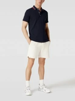 Gant Poloshirt Aus Baumwolle Mit Strukturmuster - Marineblau