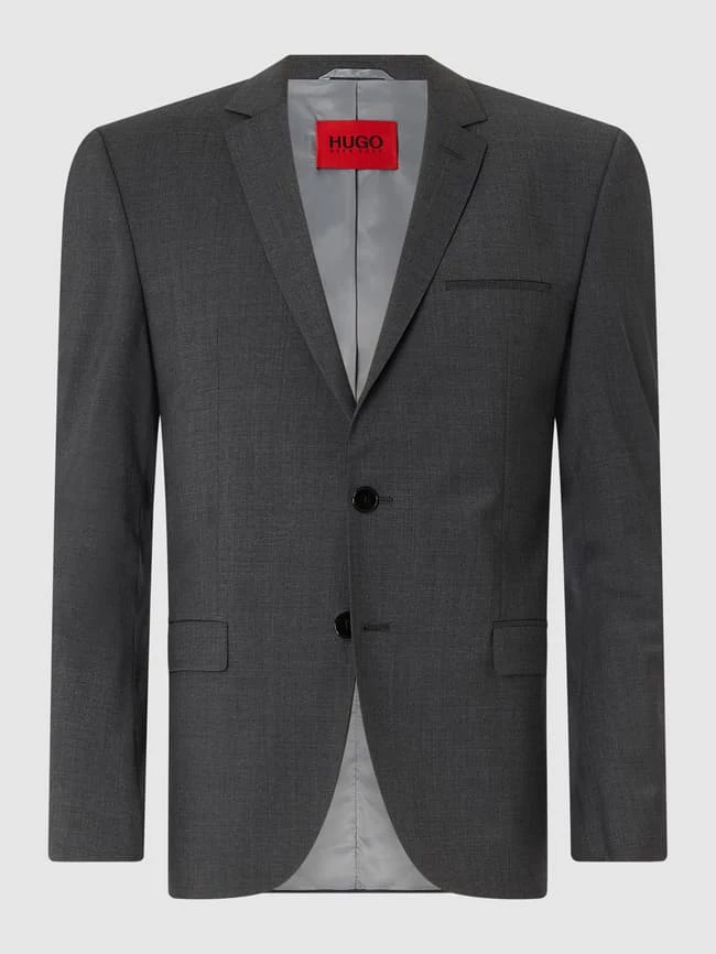 HUGO Sakko Aus Schurwoll-Mix Modell 'Arti' - Anthrazit 1 HUGO Sakko Aus Schurwoll-Mix Modell 'Arti' - Anthrazit
