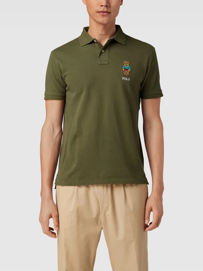 Polo Ralph Lauren Poloshirt Mit Label-Stitching - Dunkelgrün 4 Polo Ralph Lauren Poloshirt Mit Label-Stitching - Dunkelgrün – Bild 4