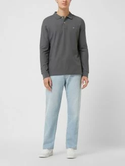 Fynch-Hatton Poloshirt Aus Supima®-Baumwolle - Mittelgrau