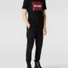 HUGO T-Shirt Mit Logo-Print Modell 'Dulive' - Schwarz
