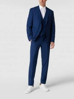 MCNEAL Business-Hose Mit Webstruktur - Royalblau