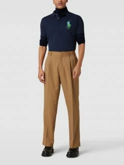 Polo Ralph Lauren Custom Slim Fit Poloshirt Mit Label-Stitching - Marineblau