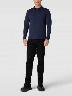 Gant Poloshirt Im Langärmeligen Design - Marineblau