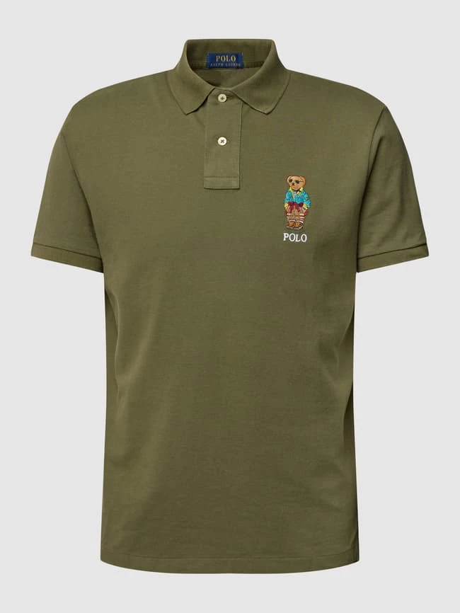 Polo Ralph Lauren Poloshirt Mit Label-Stitching - Dunkelgrün 2 Polo Ralph Lauren Poloshirt Mit Label-Stitching - Dunkelgrün – Bild 2