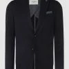 Carl Gross Sharp Fit 2-Knopf-Sakko Aus Jersey Modell 'Faris' - Marineblau
