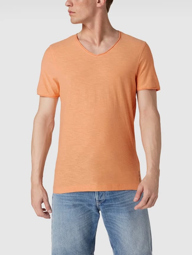 MCNEAL T-Shirt Mit Label-Print - Apricot 4 MCNEAL T-Shirt Mit Label-Print - Apricot – Bild 4