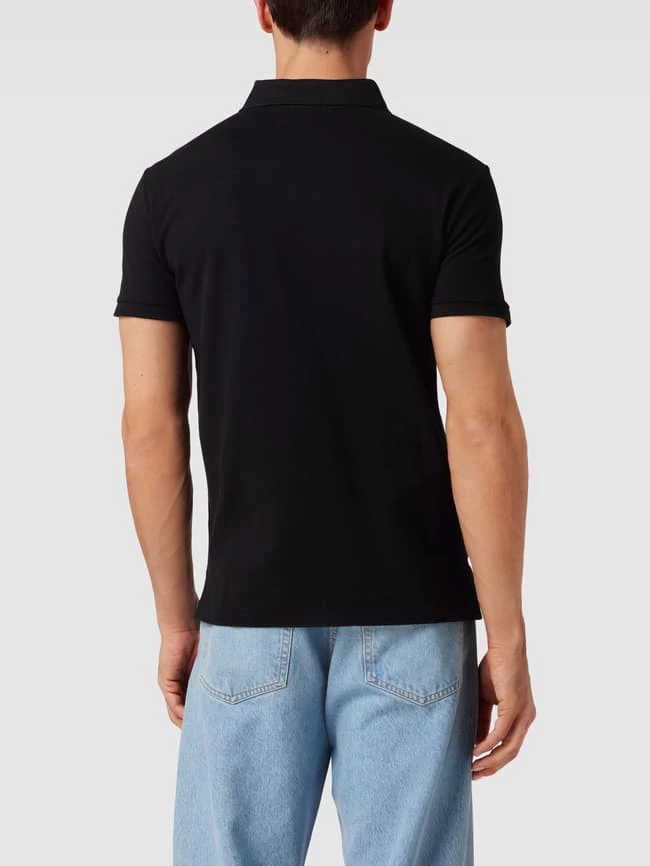 Polo Ralph Lauren Custom Slim Fit Poloshirt Mit Label-Stitching - Schwarz 5 Polo Ralph Lauren Custom Slim Fit Poloshirt Mit Label-Stitching - Schwarz – Bild 5