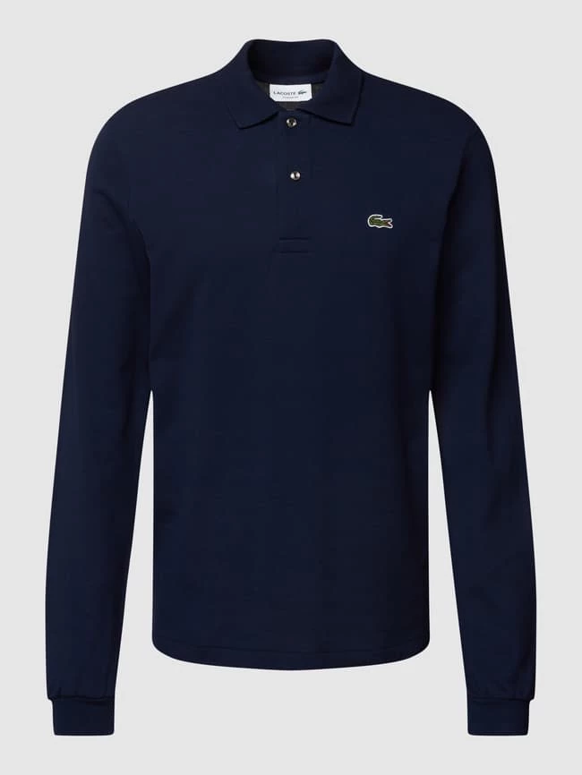 Lacoste Classic Fit Poloshirt Mit Label-Detail Modell 'POLO LANGARM' - Marineblau 2 Lacoste Classic Fit Poloshirt Mit Label-Detail Modell 'POLO LANGARM' - Marineblau – Bild 2
