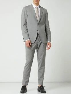 Strellson Slim Fit 2-Knopf-Sakko Mit Stretch-Anteil Modell 'Acon' - Mittelgrau