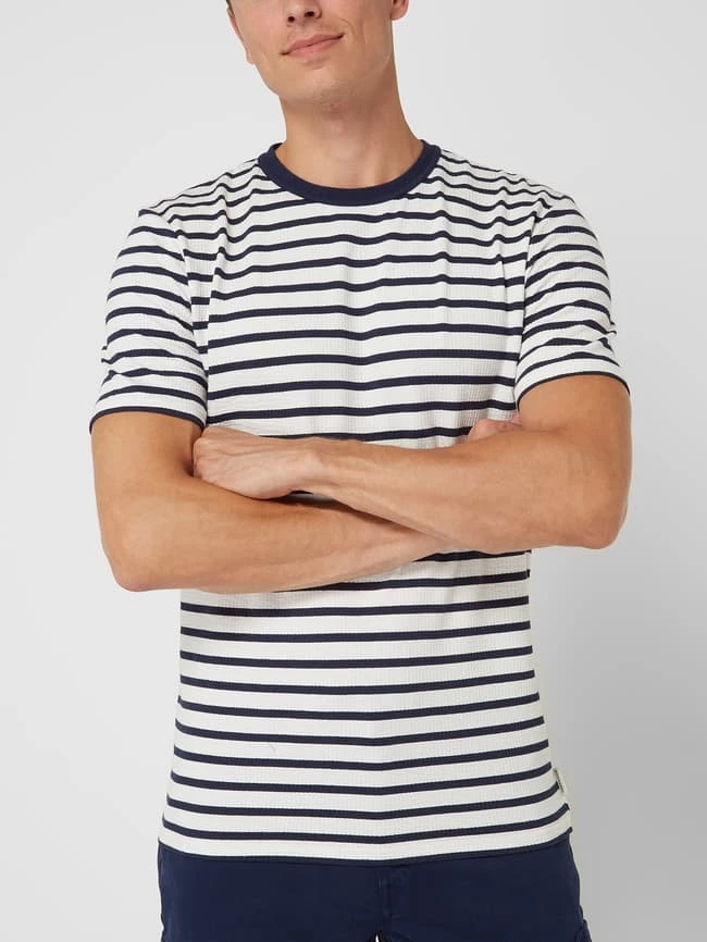 Scotch & Soda T-Shirt Mit Streifenmuster - Offwhite 4 Scotch & Soda T-Shirt Mit Streifenmuster - Offwhite – Bild 4