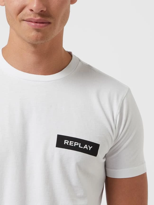 Replay T-Shirt Aus Baumwolle - Weiß 3 Replay T-Shirt Aus Baumwolle - Weiß – Bild 3