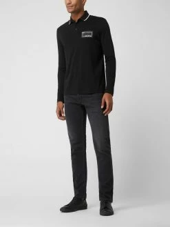 ARMANI EXCHANGE Poloshirt Aus Baumwolle - Schwarz