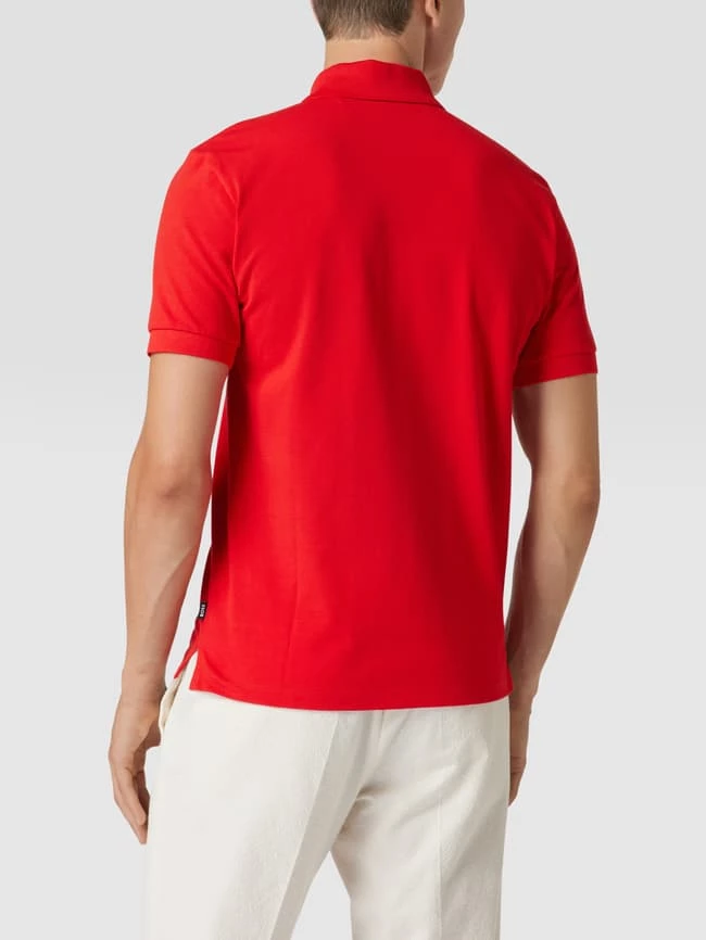 BOSS Poloshirt Mit Label-Stitching Modell 'Pallas' - Rot 5 BOSS Poloshirt Mit Label-Stitching Modell 'Pallas' - Rot – Bild 5