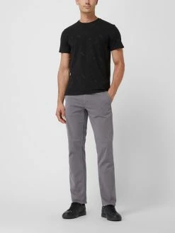 La Martina Regular Fit T-Shirt Mit Logo-Muster - Schwarz