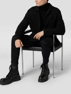 HUGO Casual Sakko Mit Label-Applikation Modell 'Hejrik' - Schwarz