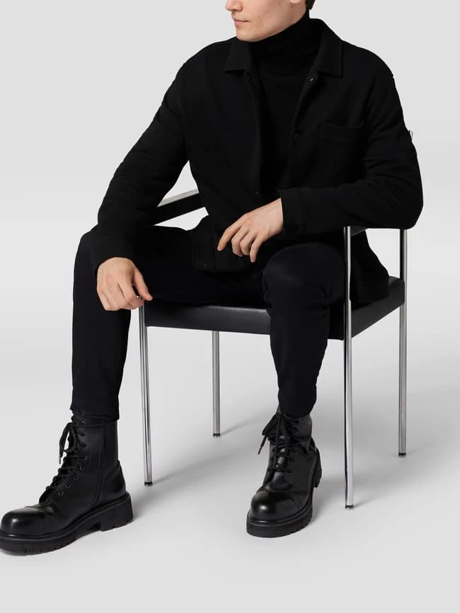 HUGO Casual Sakko Mit Label-Applikation Modell 'Hejrik' - Schwarz 1 HUGO Casual Sakko Mit Label-Applikation Modell 'Hejrik' - Schwarz