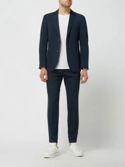 Pierre Cardin 2-Knopf-Sakko Mit Stretch-Anteil Modell 'Manel' - 'Futureflex' - Marineblau