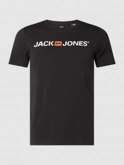 Jack & Jones T-Shirt Mit Logo-Print - Schwarz