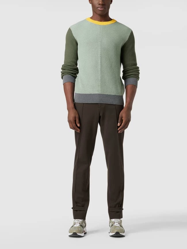 Tommy Hilfiger Anzughose Aus Viskose-Mix - Olivgrün 1 Tommy Hilfiger Anzughose Aus Viskose-Mix - Olivgrün