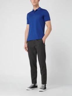 CK Calvin Klein Slim Fit Poloshirt Aus Baumwolle - Royalblau
