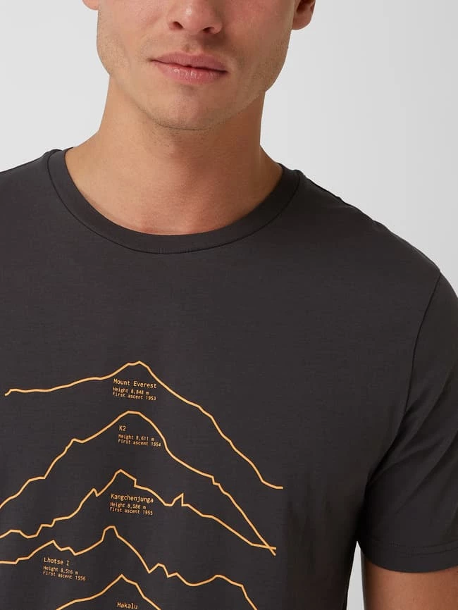 Armedangels T-Shirt Aus Bio-Baumwolle Modell 'Jaames' - Anthrazit 3 Armedangels T-Shirt Aus Bio-Baumwolle Modell 'Jaames' - Anthrazit – Bild 3