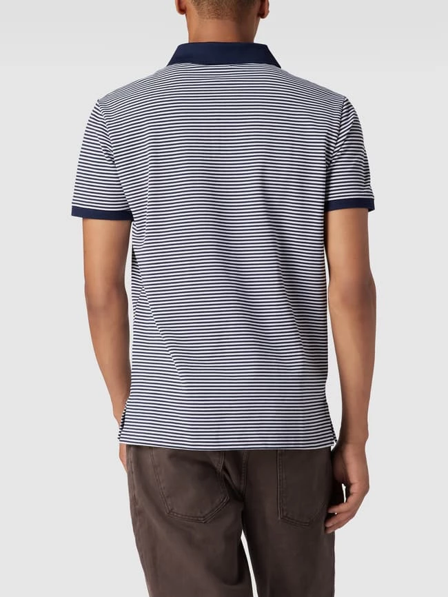 Polo Ralph Lauren Custom Slim Fit Poloshirt Mit Streifenmuster - Dunkelblau 5 Polo Ralph Lauren Custom Slim Fit Poloshirt Mit Streifenmuster - Dunkelblau – Bild 5