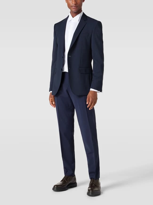 BOSS 2-Knopf-Sakko Mit Kissing Buttons Modell 'Huge' - Marineblau 1 BOSS 2-Knopf-Sakko Mit Kissing Buttons Modell 'Huge' - Marineblau