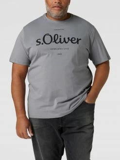 S.Oliver Plus PLUS SIZE T-Shirt Mit Label-Print - Hellgrau -Ralph Lauren-Shop 84skkkqk850jehad99642h2a6t64ogaa6kql6c2g6kr3geac8h9k2j2h6123chiga194sjqe9ks34hi398o6cdpn65i6aphm74q3cc1k70rjioj1cgsj4opg6gq32cpnc9hjec0