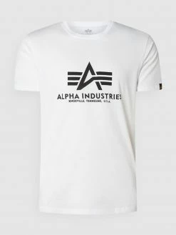 Alpha Industries T-Shirt Mit Logo-Print - Weiß