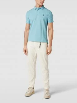 Polo Ralph Lauren Poloshirt Mit Label-Stitching - Eisblau