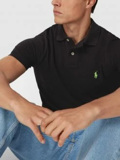 Polo Ralph Lauren Slim Fit Poloshirt Mit Label-Stitching - Schwarz -Ralph Lauren-Shop 892kghai68o3ai2l9h24qj9n68s30i296564ch2f8t9j0cpp9sr34d238ks3ee1i65a3edph8h8j0la59p3mae1gckq32p3265h3io9kc9j34ohn6cs64e9o6ks66db470sjcdg