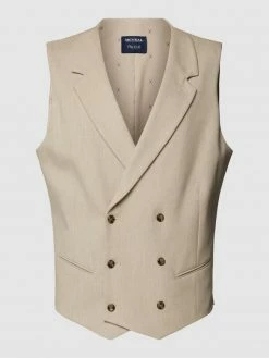 MCNEAL Weste Mit Paspeltaschen - Beige