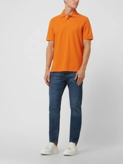 Bugatti Poloshirt Aus Pima-Baumwolle - Orange