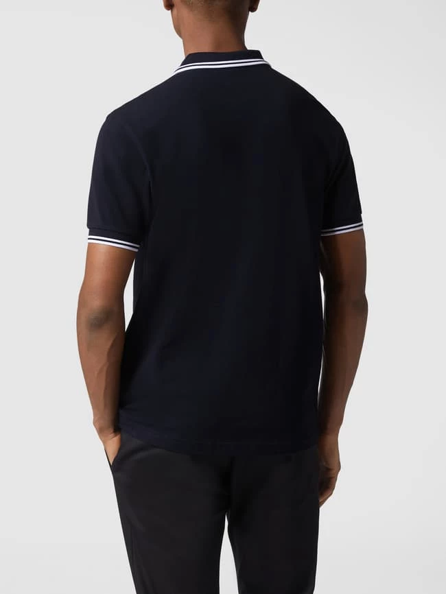 Fred Perry Poloshirt Mit Kontrastabschlüssen - Marineblau 5 Fred Perry Poloshirt Mit Kontrastabschlüssen - Marineblau – Bild 5