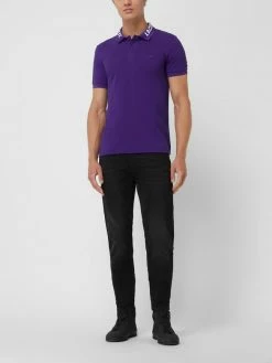 Lacoste Slim Fit Poloshirt Mit Stretch-Anteil - Lila