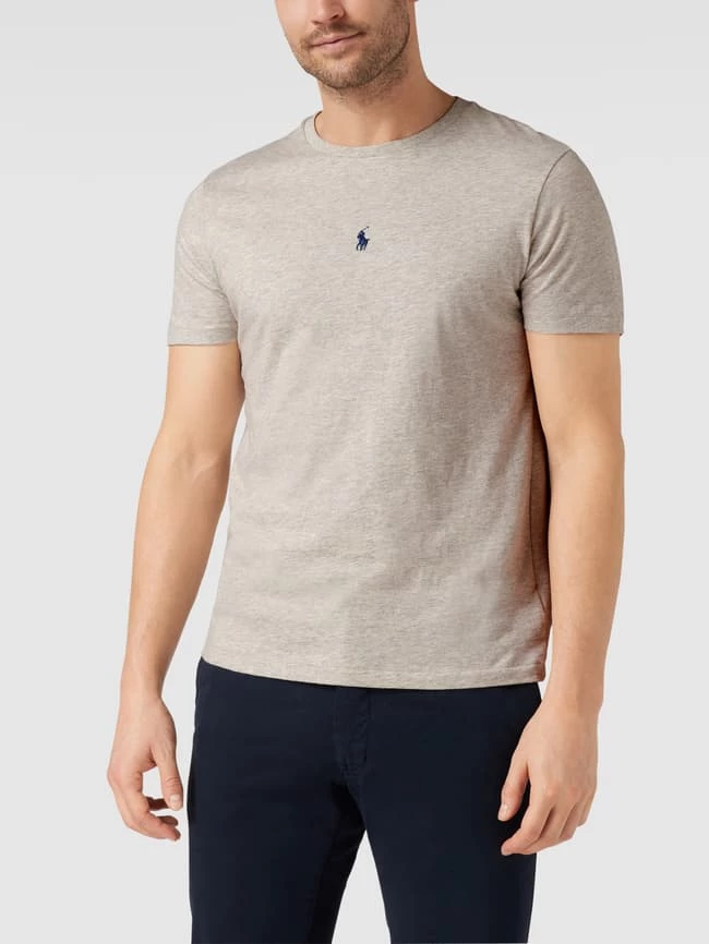Polo Ralph Lauren T-Shirt Mit Logo-Stitching - Hellgrau 4 Polo Ralph Lauren T-Shirt Mit Logo-Stitching - Hellgrau – Bild 4