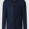 DIGEL Modern Fit 2-Knopf-Sakko Aus Schurwolle Modell 'Duncan' - Blau